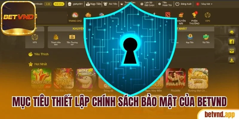Mục tiêu thiết lập chính sách bảo mật của Betvnd